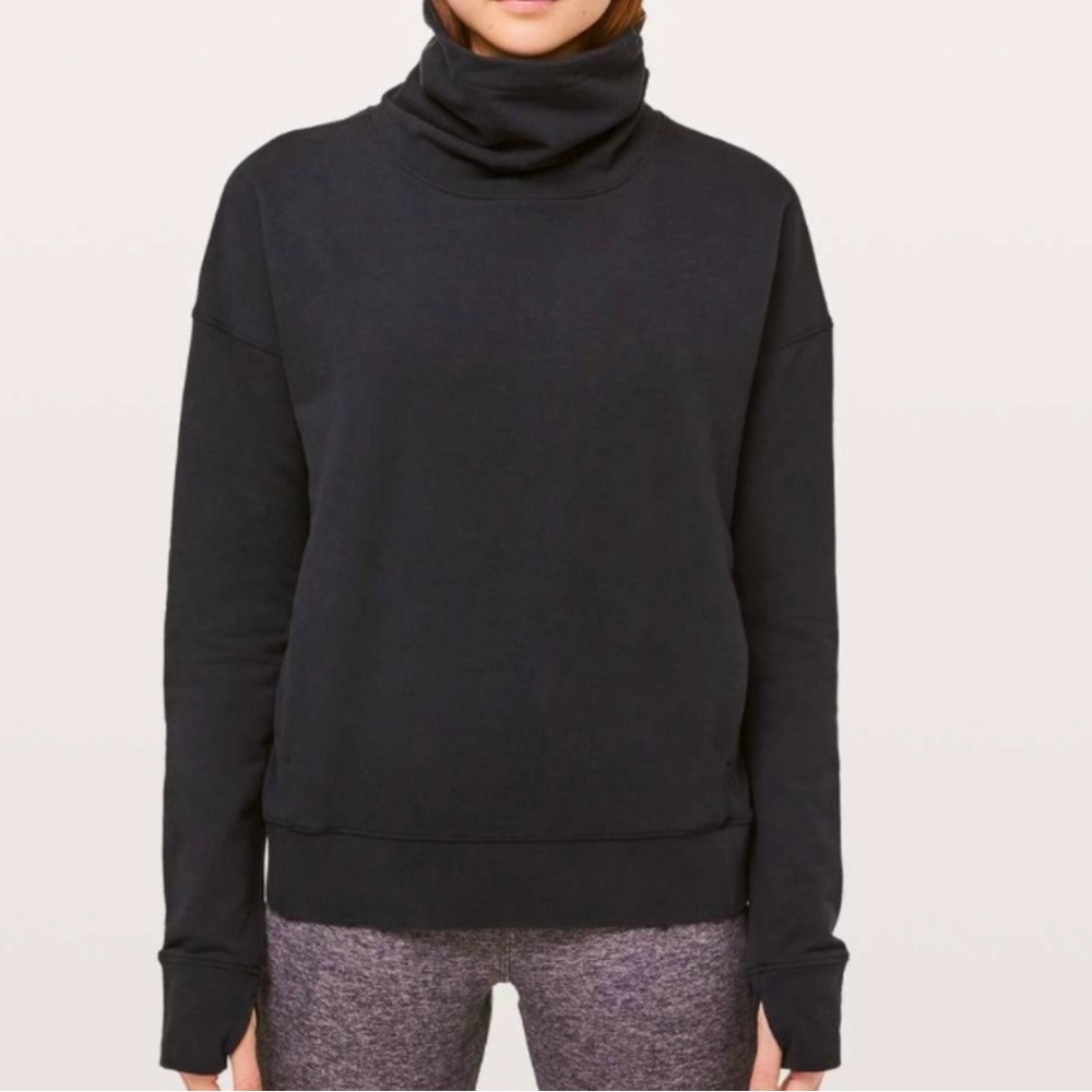 Lululemon Go Forward Pullover Black Size 12